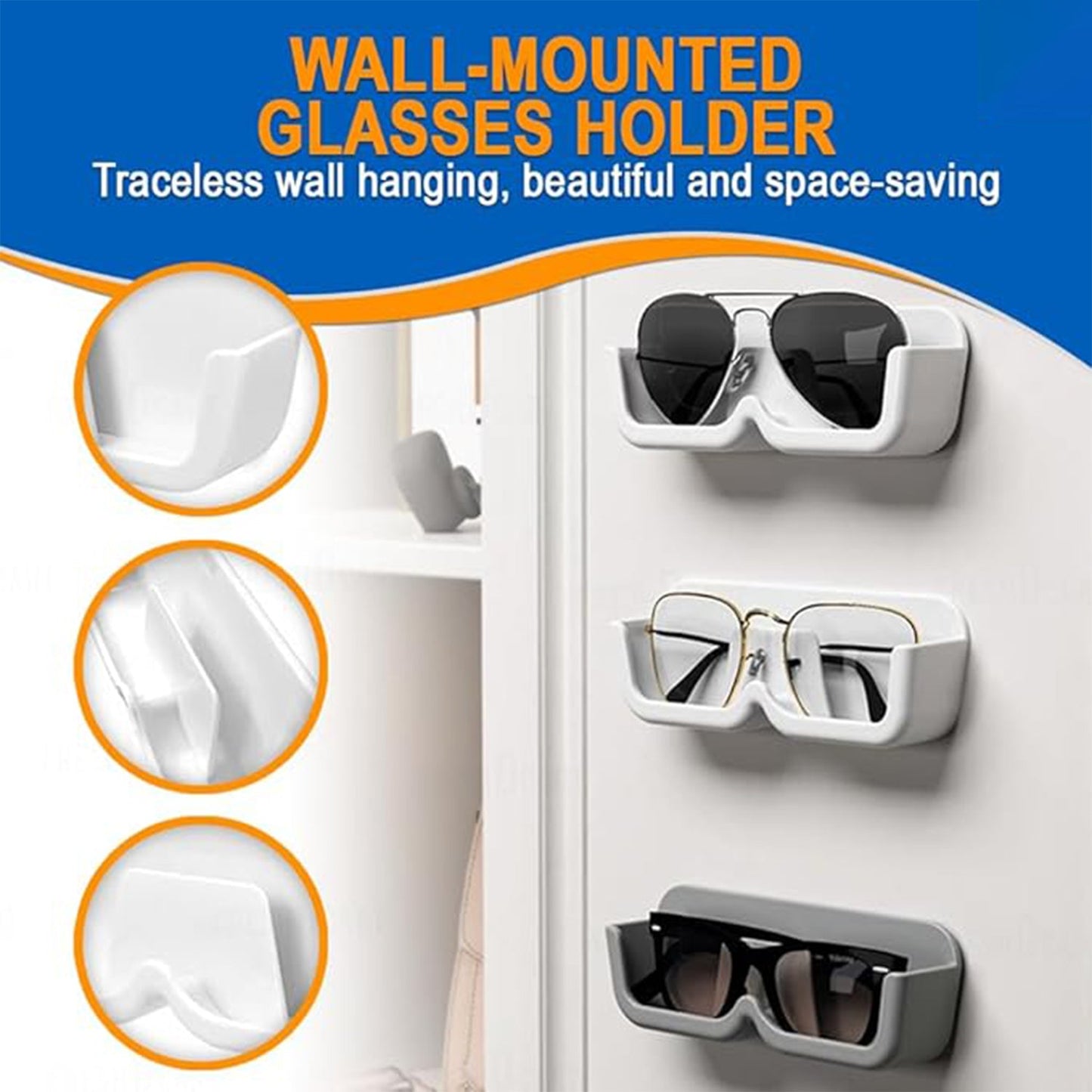 Wall Mount Sunglass Organizer
