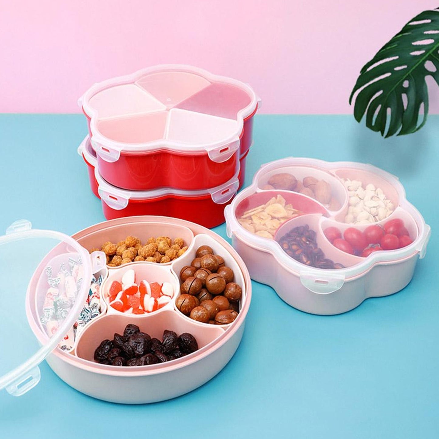 5-Compartment Snack Box
