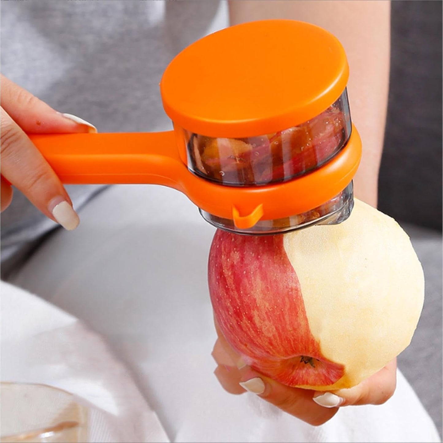Peeler with Container