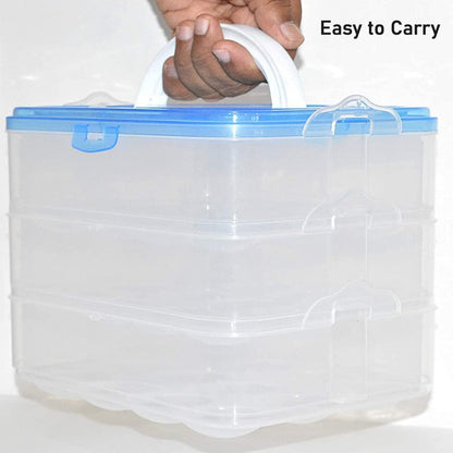 3-layer Plastic Refrigerator Egg Storage Box