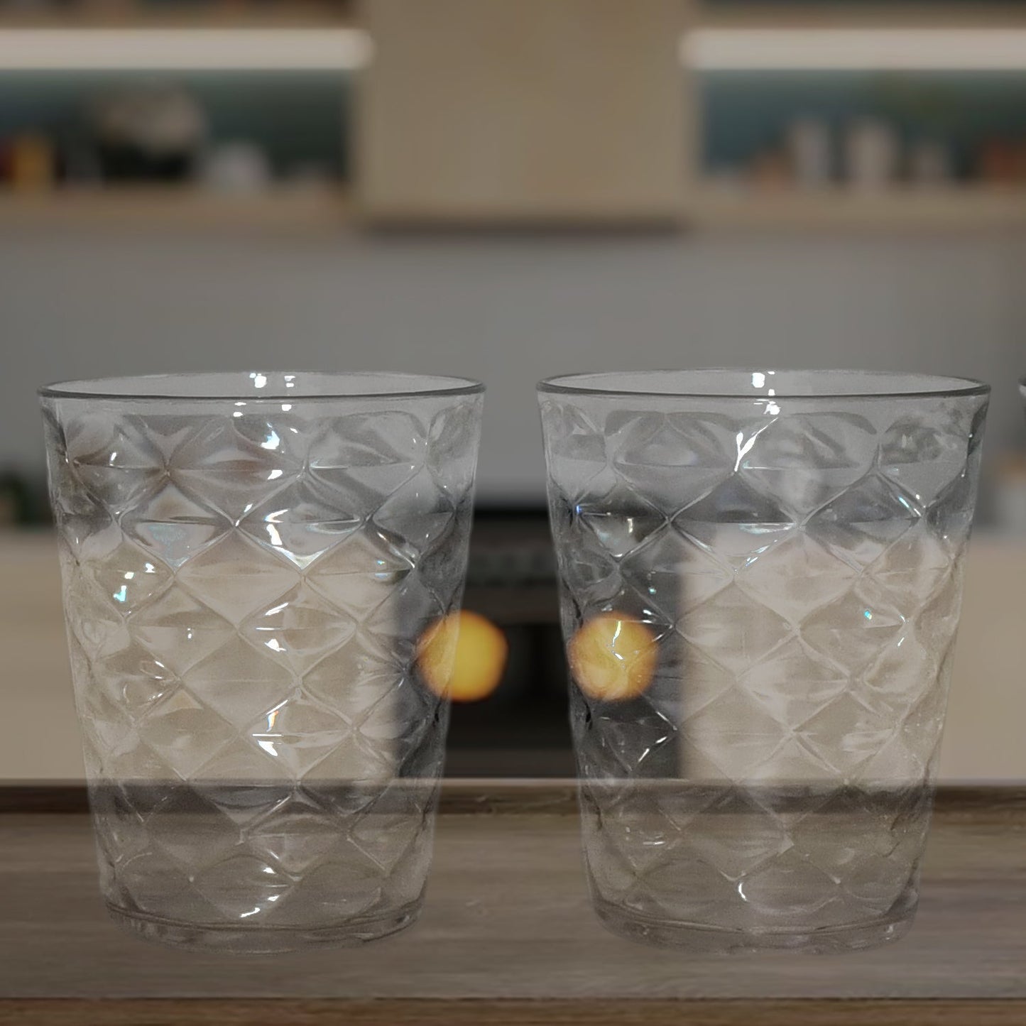 Unbreakable Pyramid Design Glass
