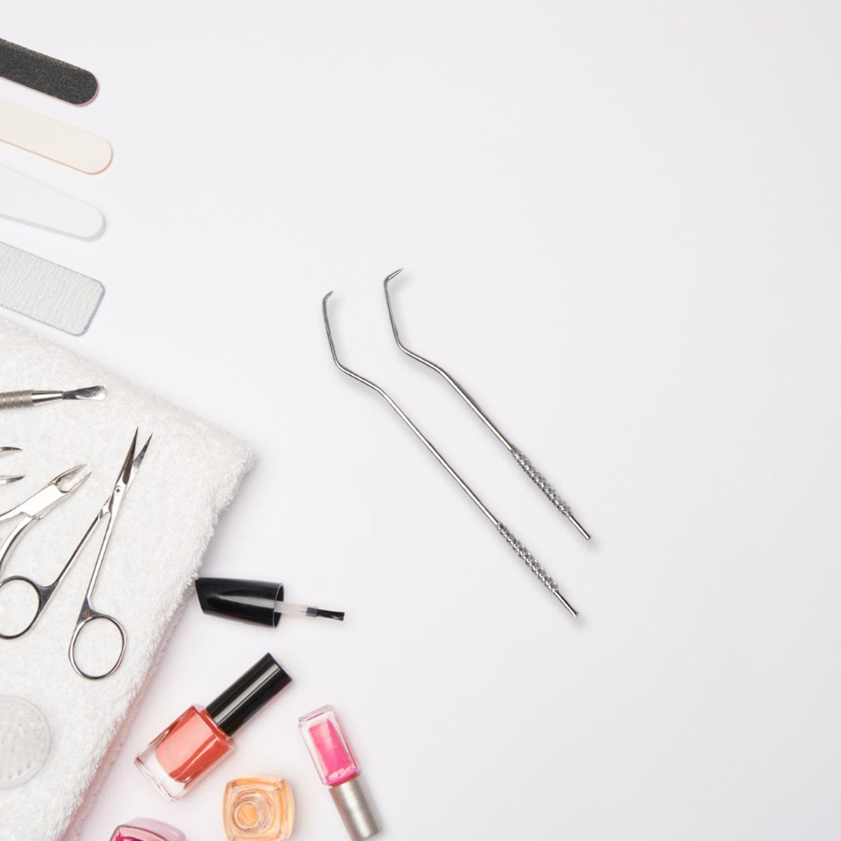 7 In 1 Stainless Steel Toothpick Flossier Set