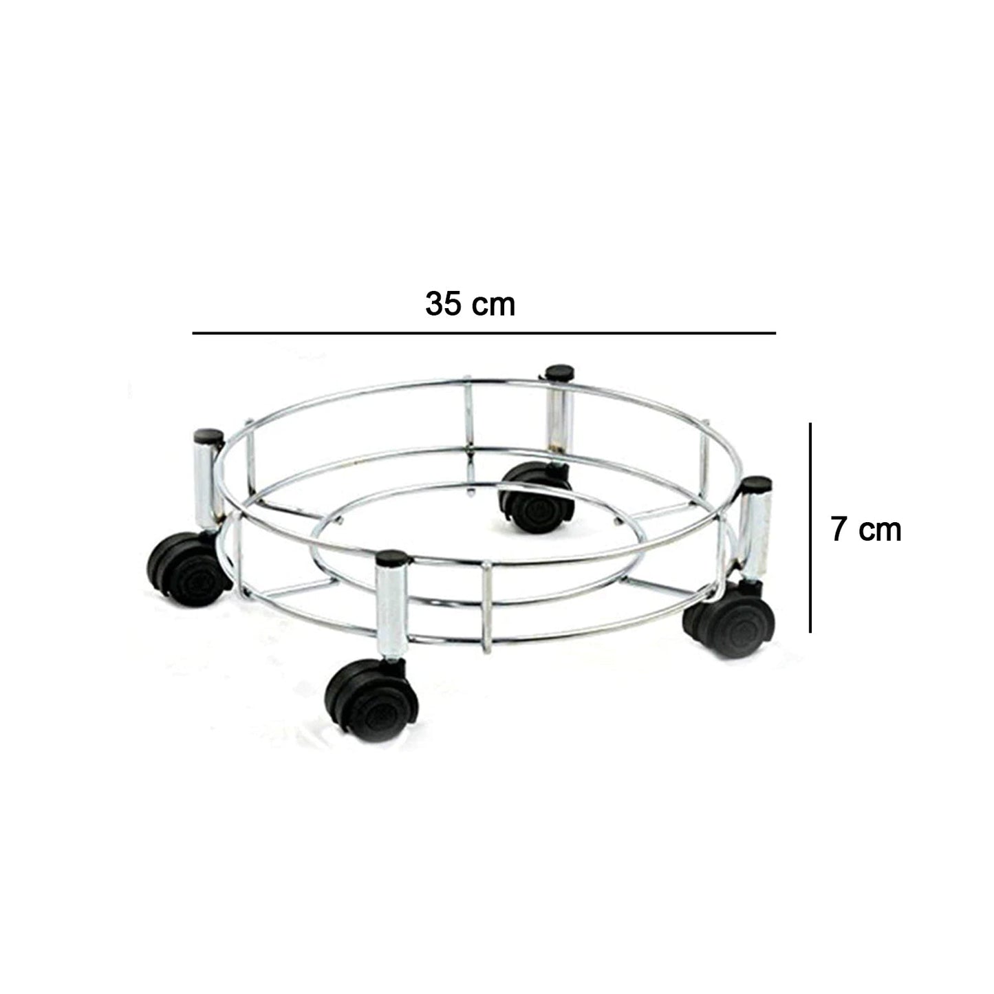 Stainless Steel Cylinder Trolley
