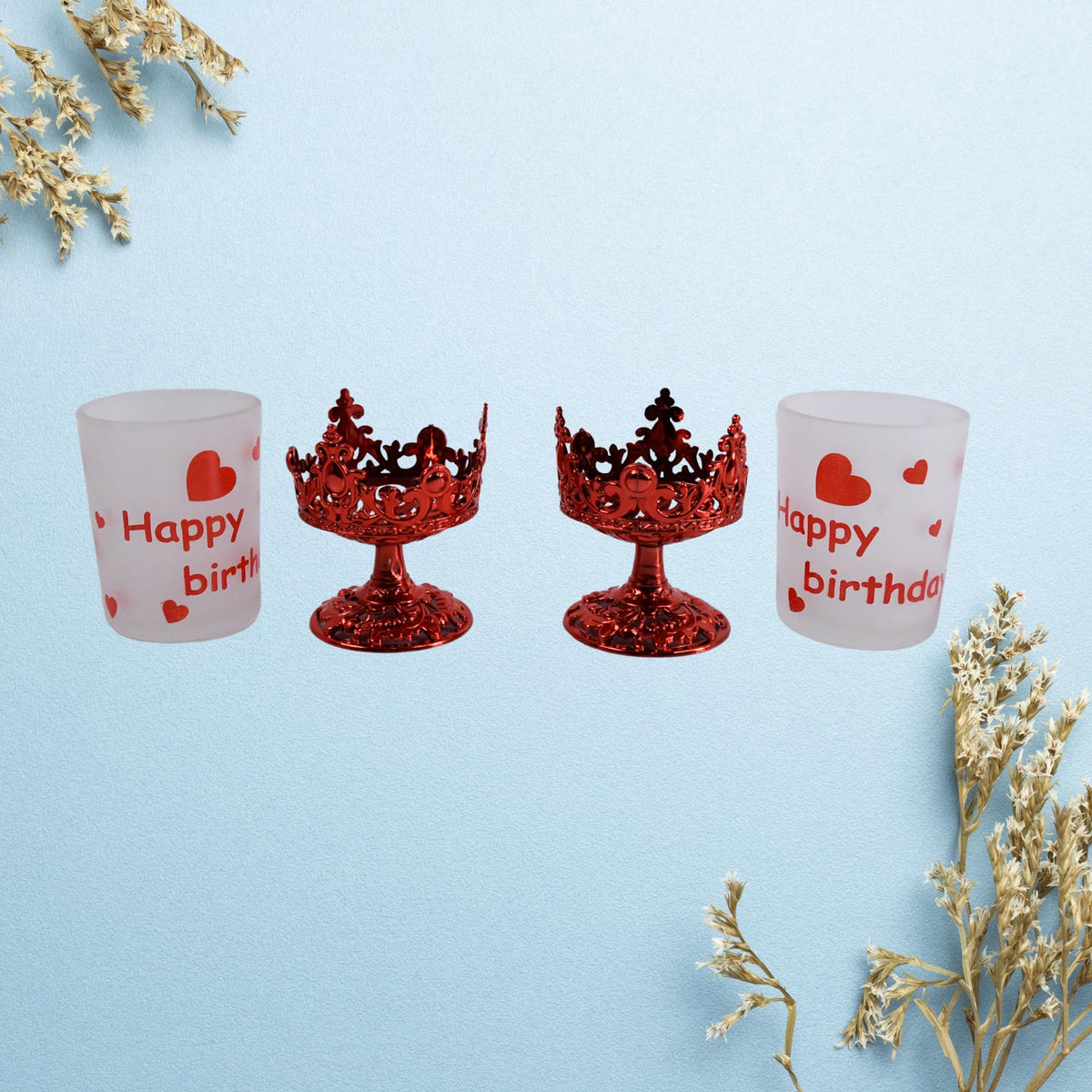 Stylishly Candle Stand (2 Pc)
