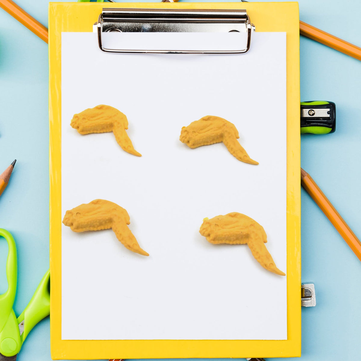 Kawaii Chicken Wing Erasers