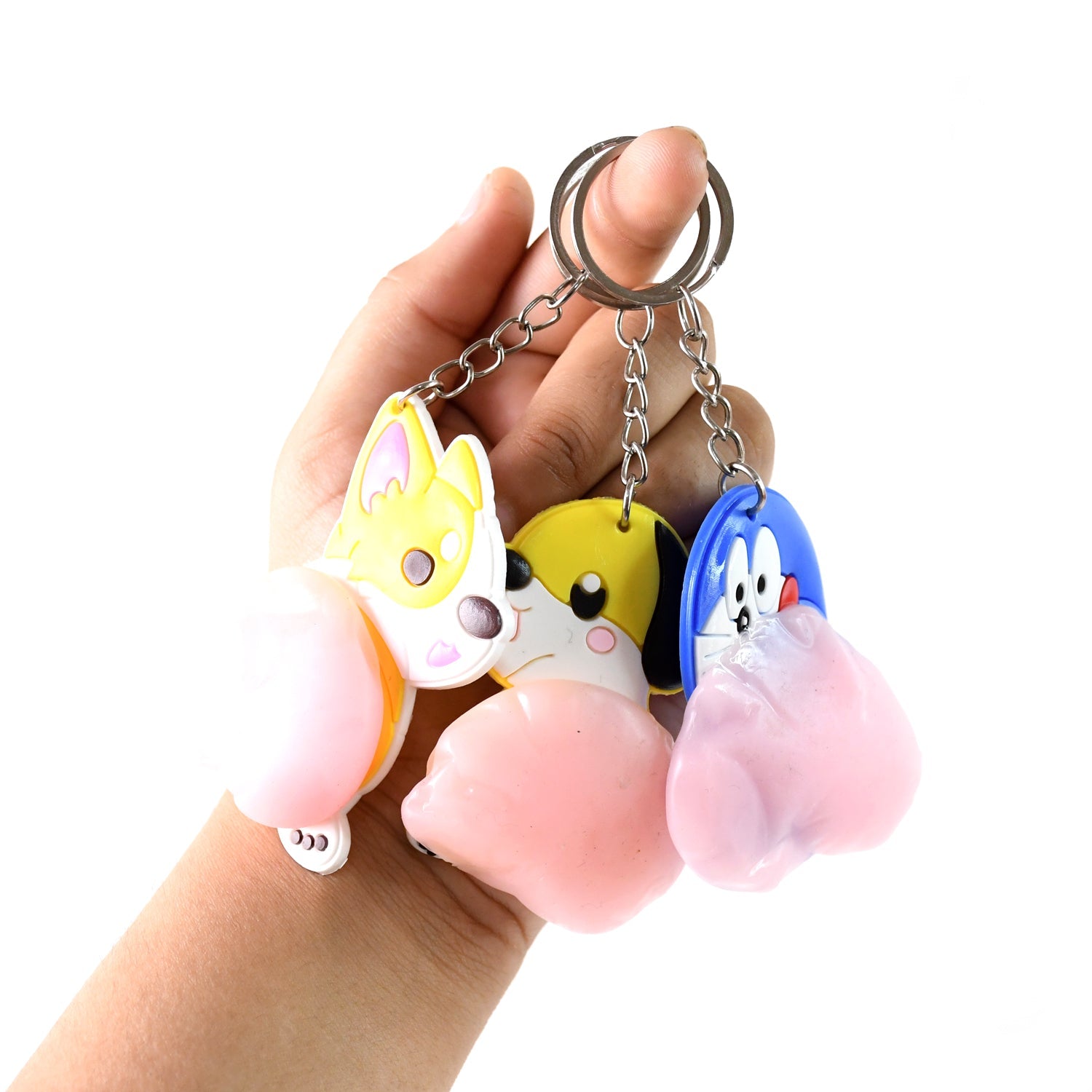 Animal Squeeze Keychain Toy