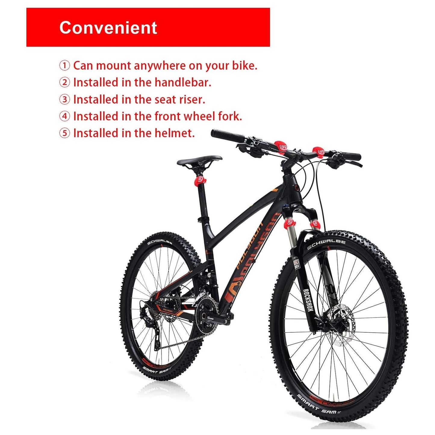 LED Bike Light Set