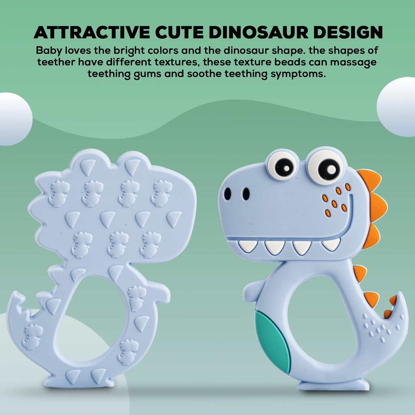 Dinosaur Baby Teether Toy
