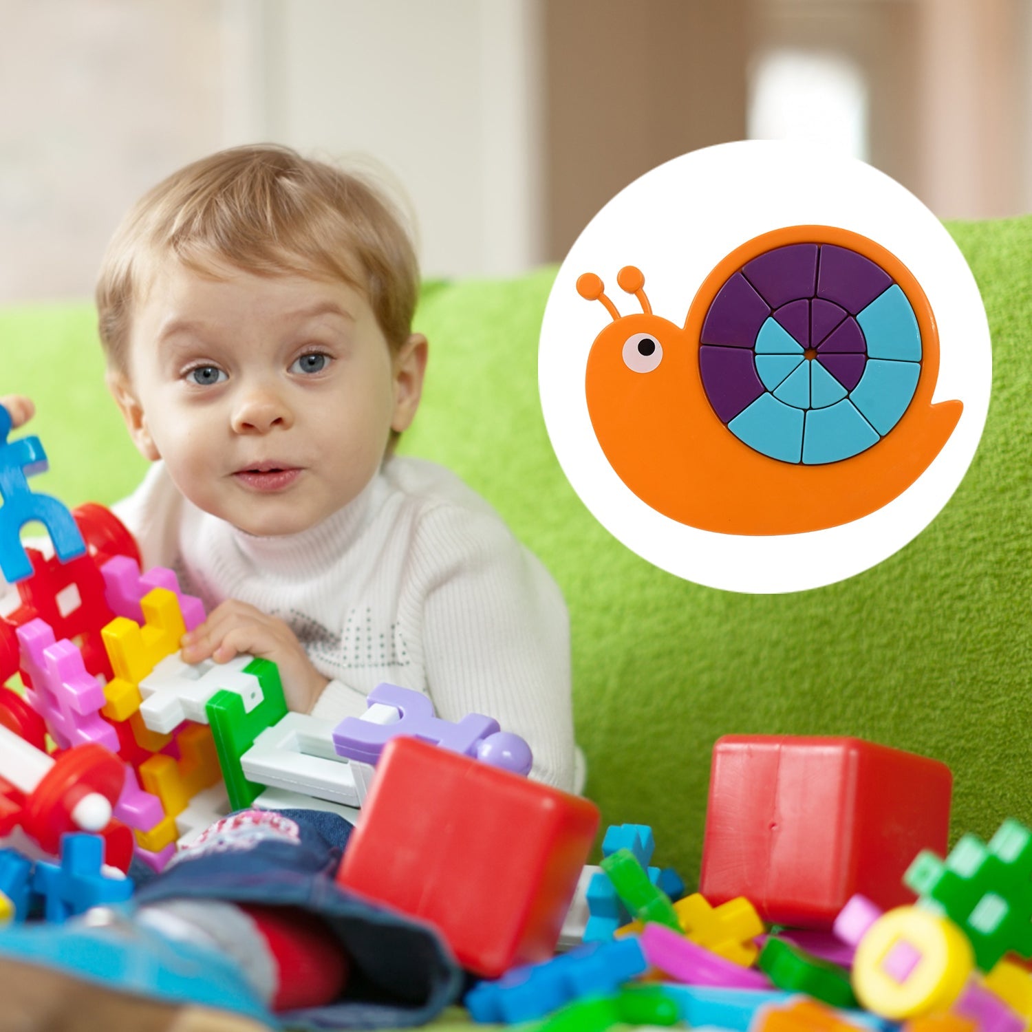 Snail Puzzle Kids Toy