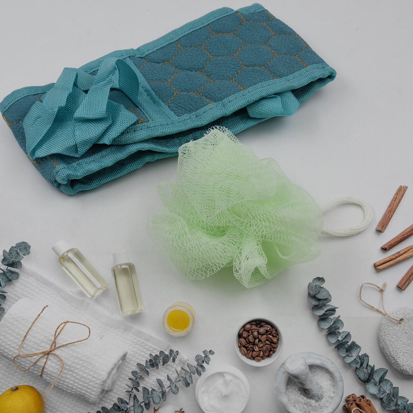 Bath Scrubber Set