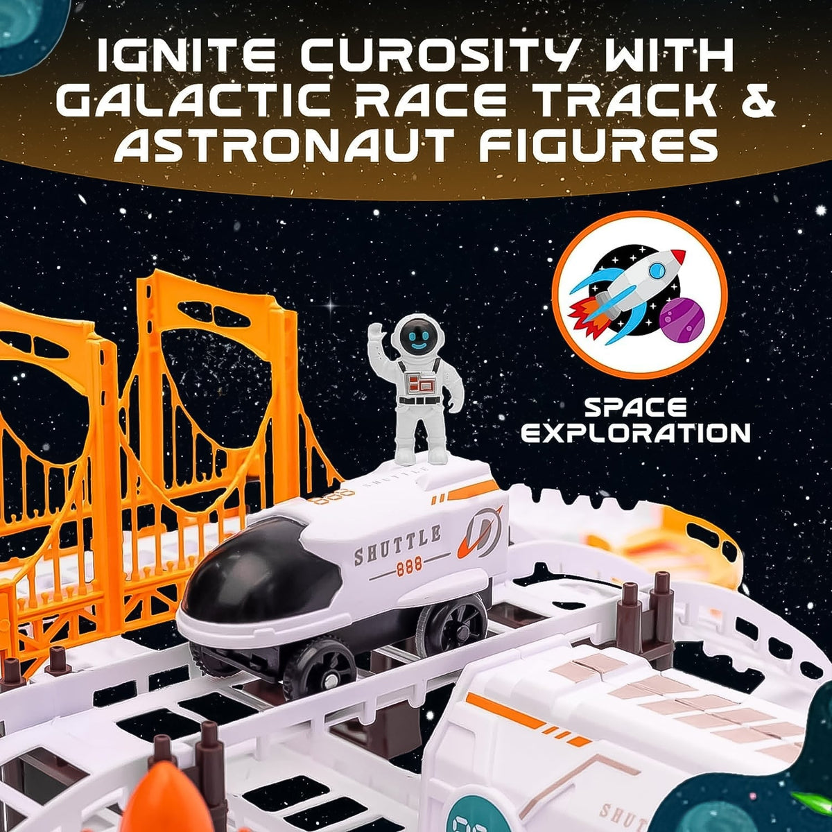 Space Adventure Race Track Set