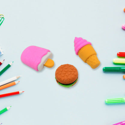 3D Dessert Eraser Set
