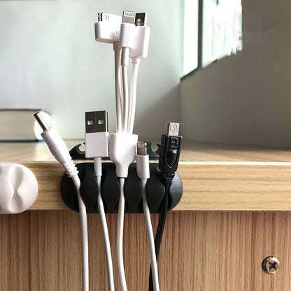 10-Pack Self-Adhesive Cable Clips