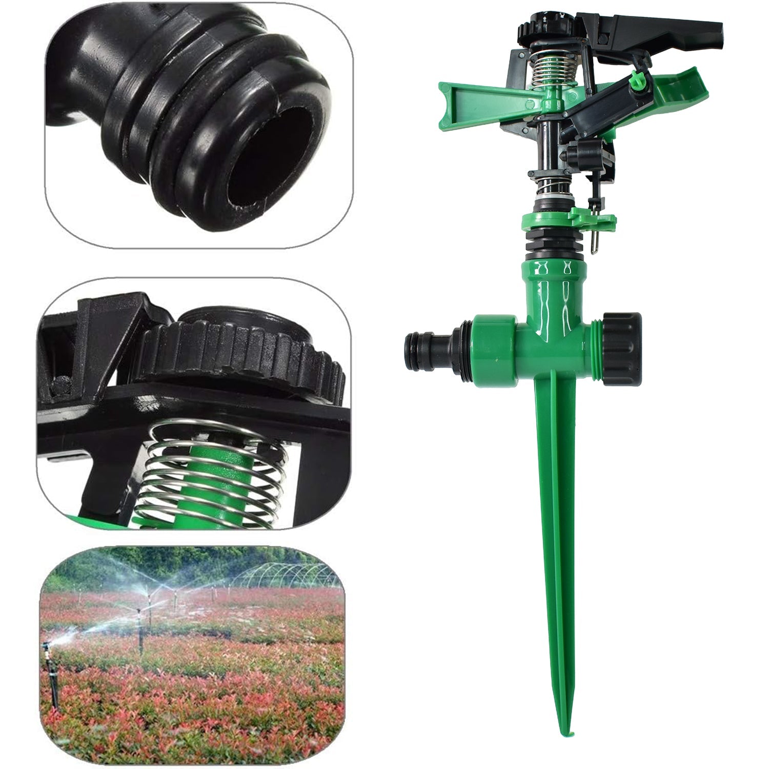 360-degree Rotating Garden Sprinkler