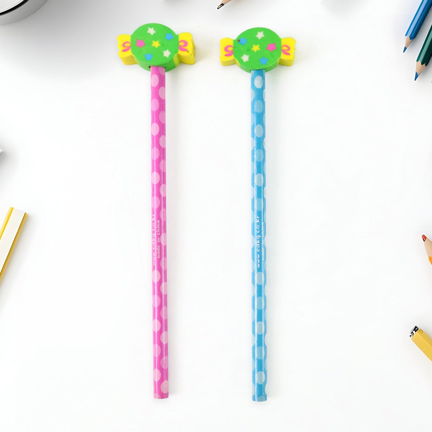 Candy-Themed Pencil Set