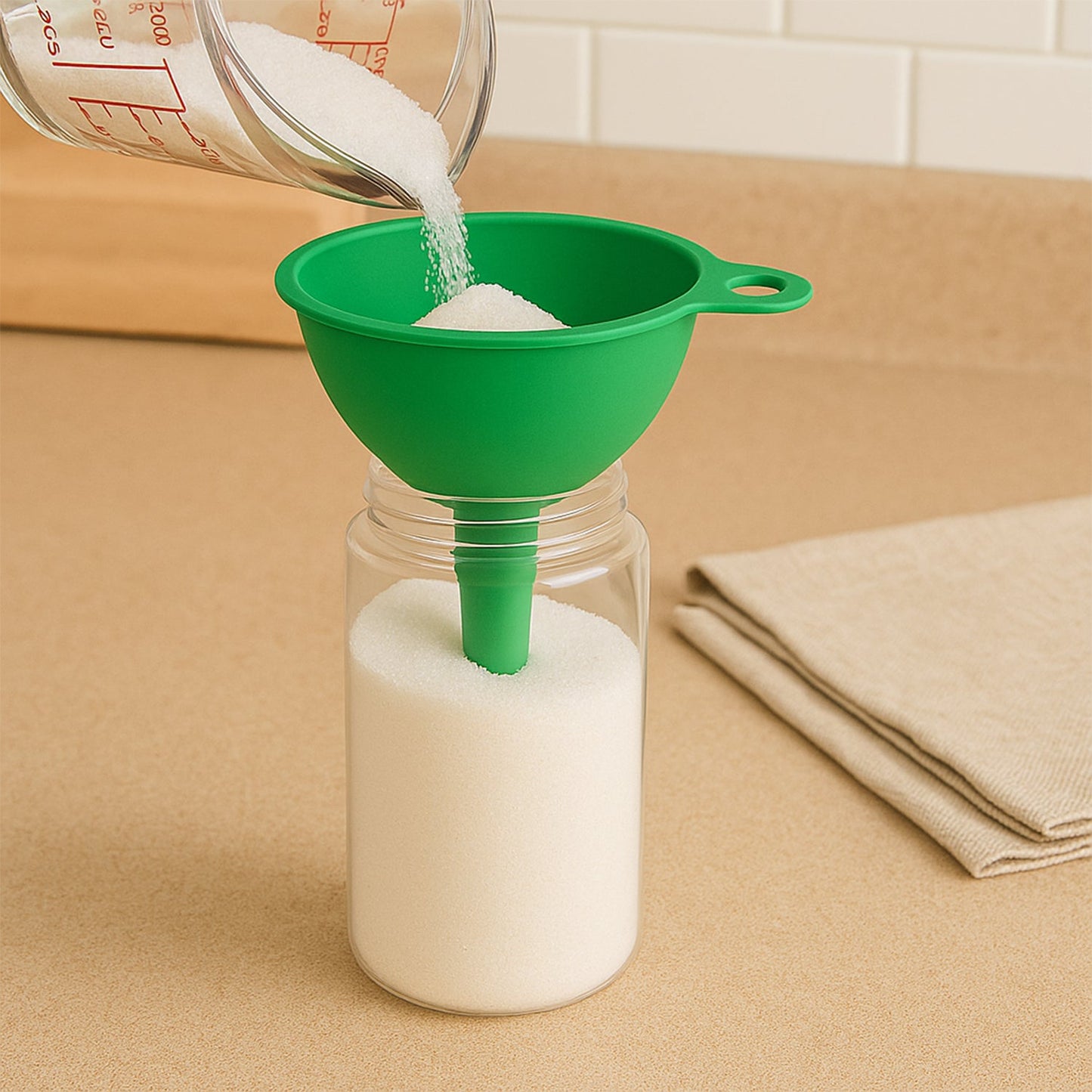 Collapsible Silicone Funnel