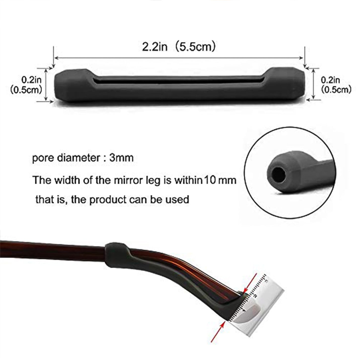 Eyeglass Anti-Slip Ear Hooks