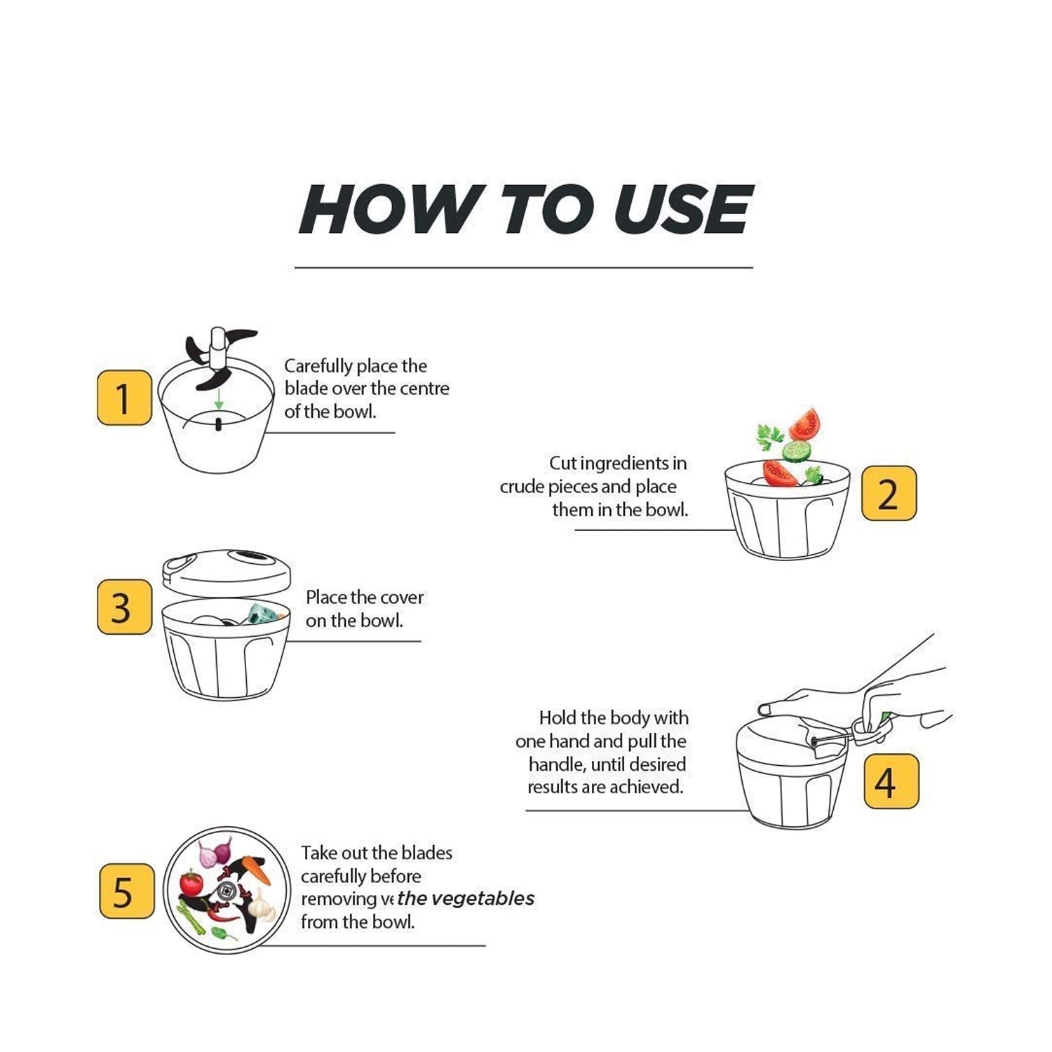 Pull-String Vegetable Chopper