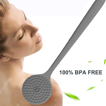 Long Hande Silicone Back Scrubber