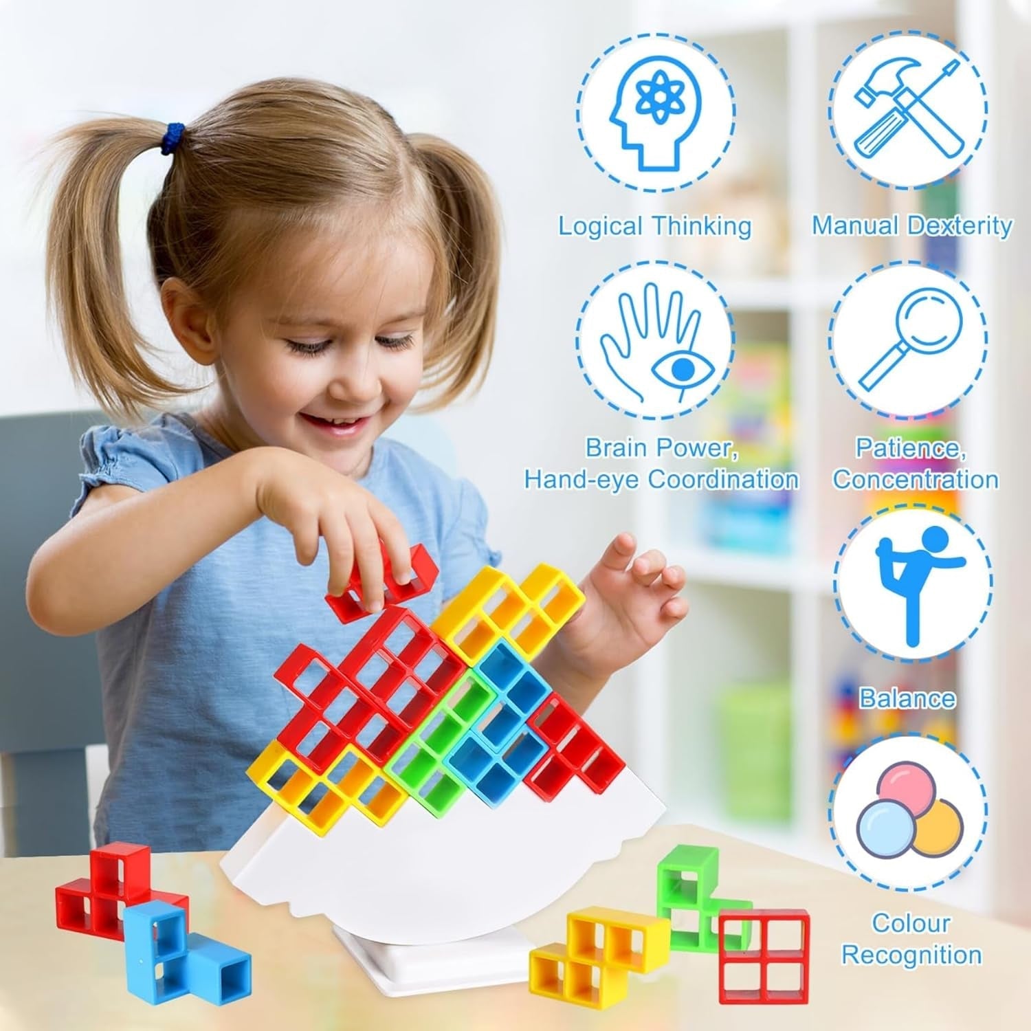 3D Tower Game for Kid