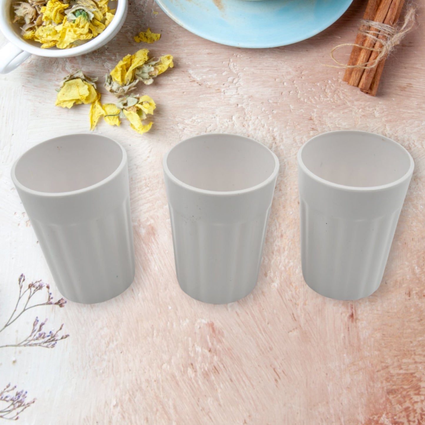 Plastic Tea Mugs Set