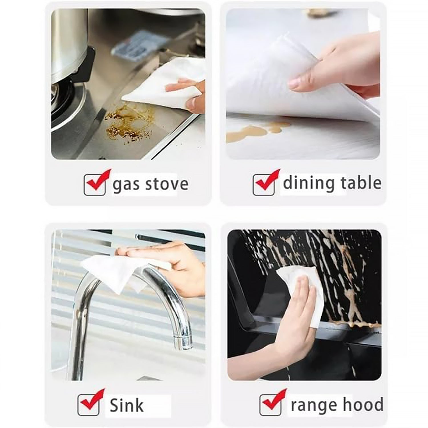 Heavy-Duty Grease Cleaning Wipes