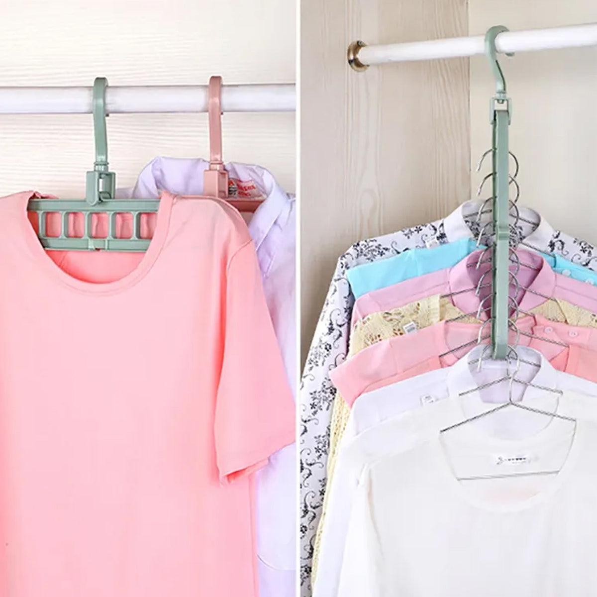 10-Pack Plastic Hanging Hooks