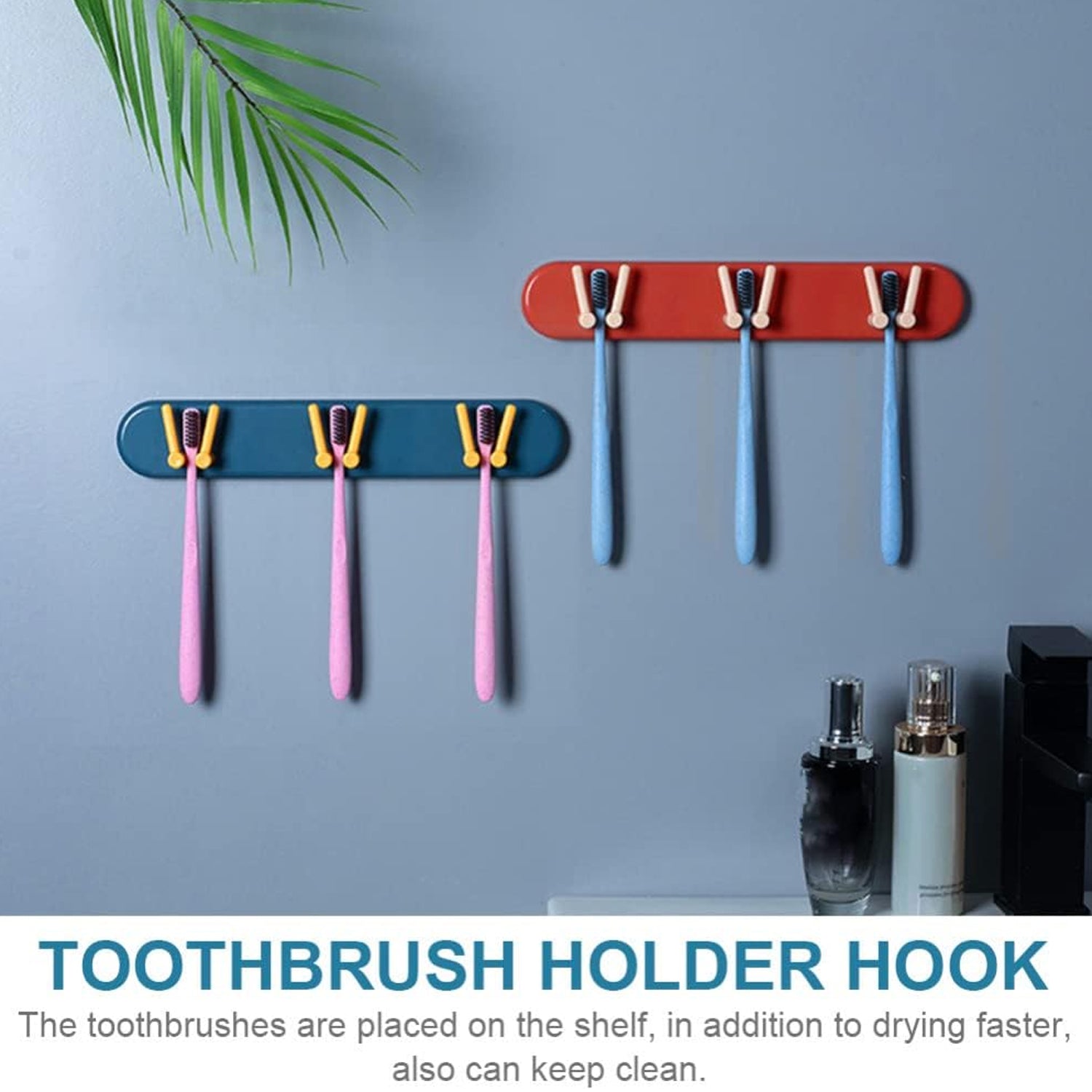 Wall-Mounted Toothbrush Holder