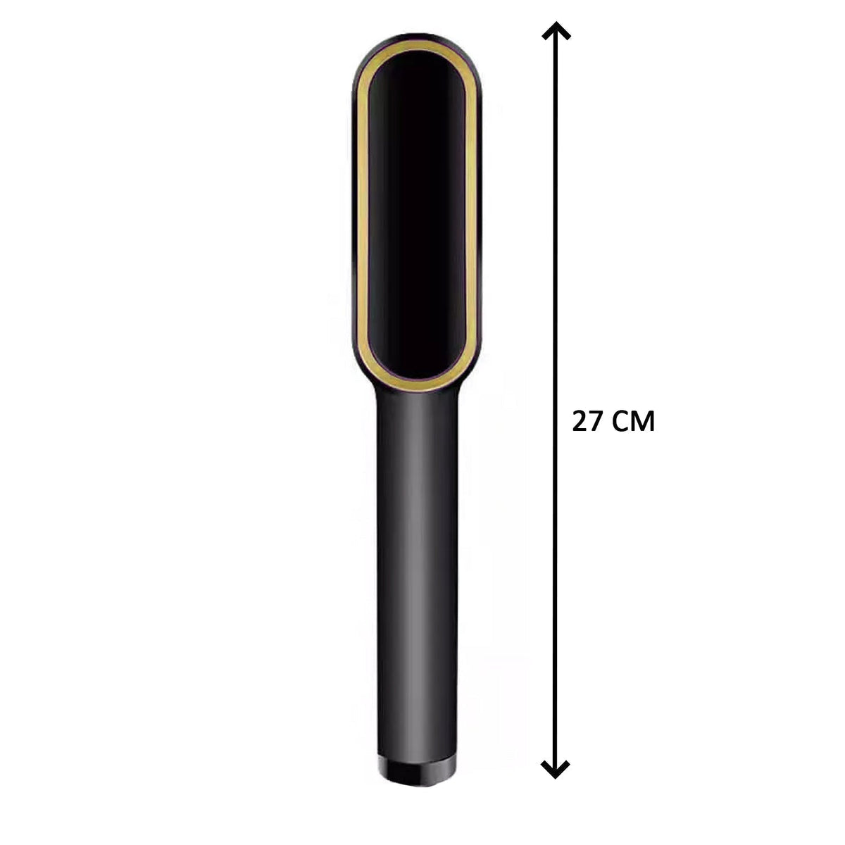Hair Straightener Used While Massaging Head