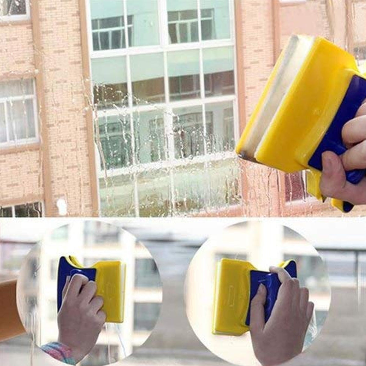 Magnetic Window Glass Cleaner