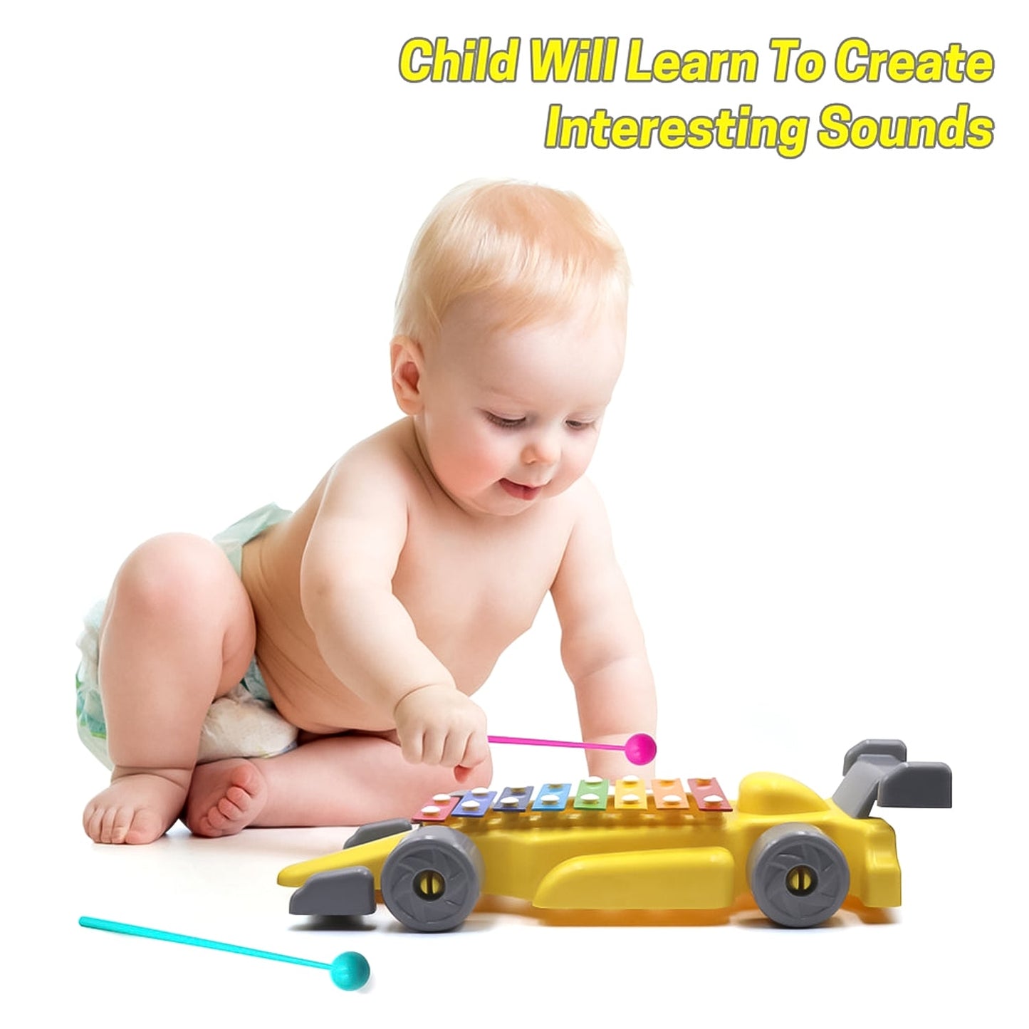 Musical Car Xylophone for Kids