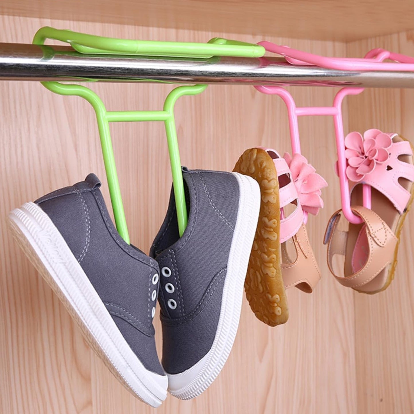 Space-Saving Hanging Shoe Rack