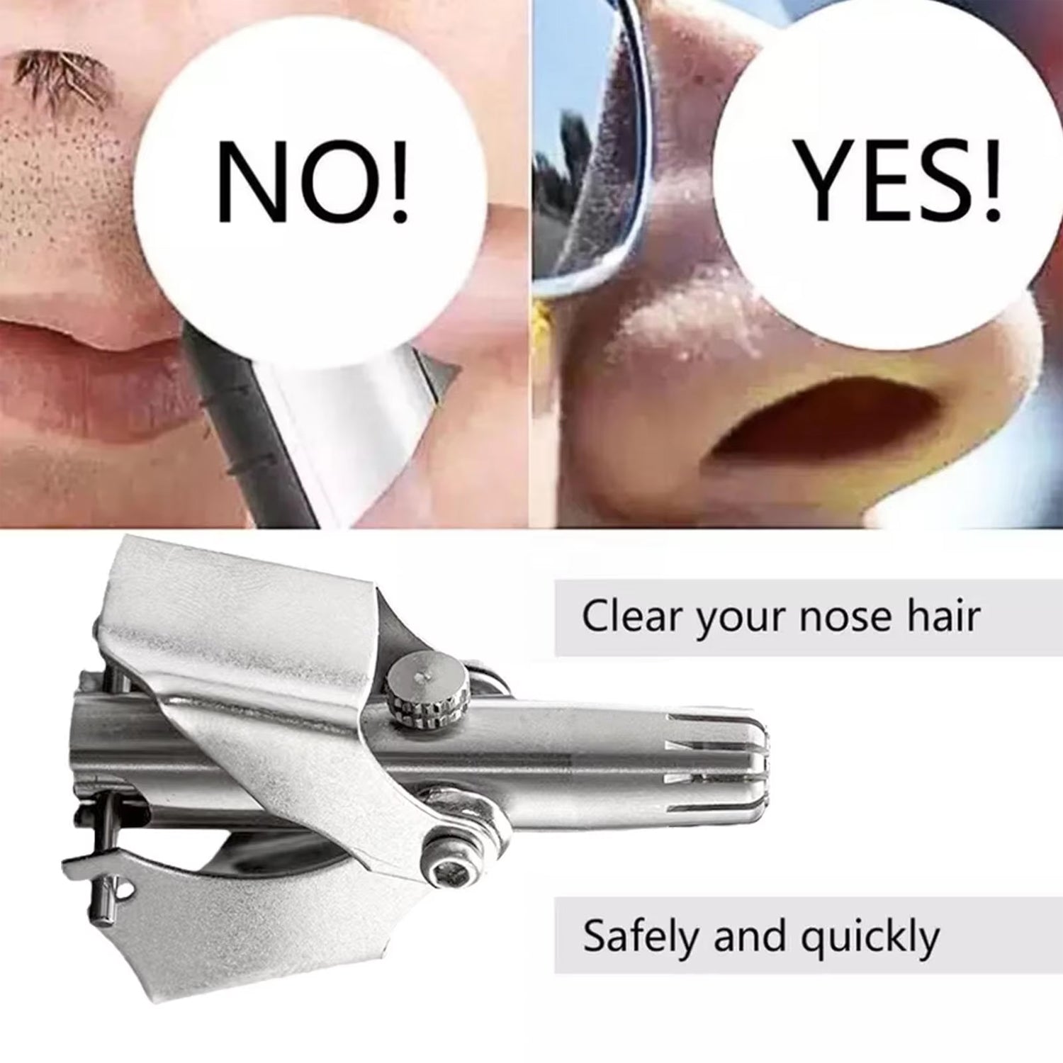 Nose Hair Clipper Stainless Steel