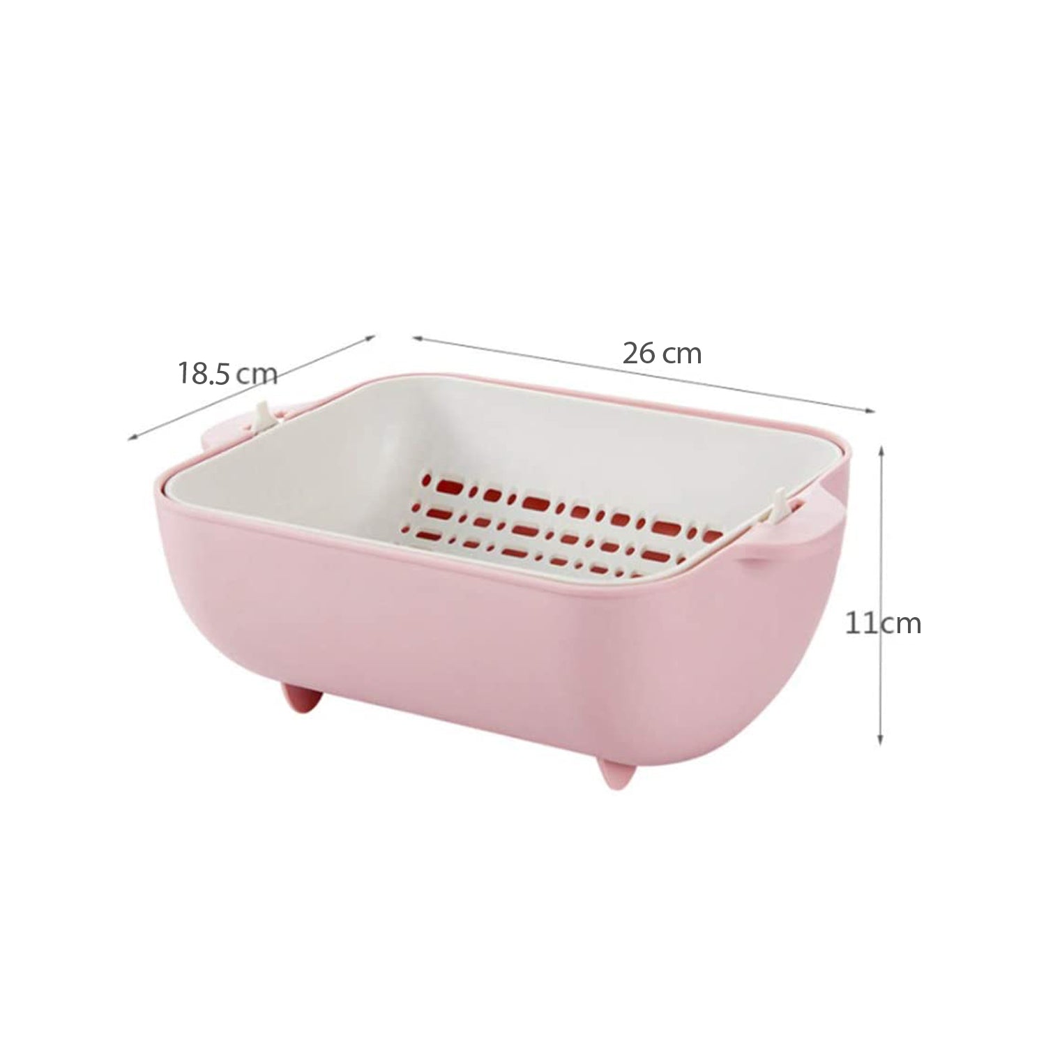 Tilt-and-Drain Colander Bowl