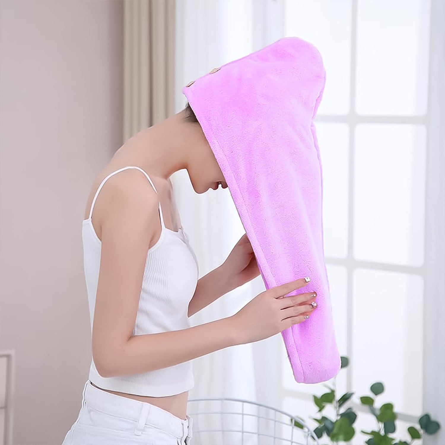 Quick Turban Hair-drying Absorbent Microfiber