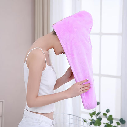 Quick Turban Hair-drying Absorbent Microfiber