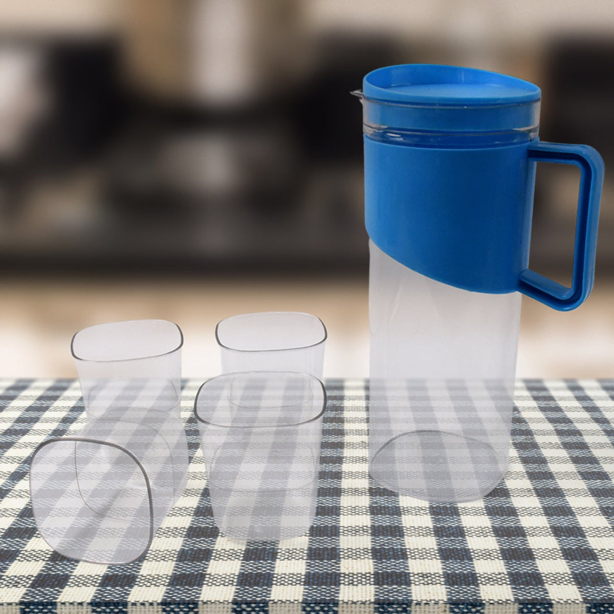 Unbreakable Premium Jug with Glasses