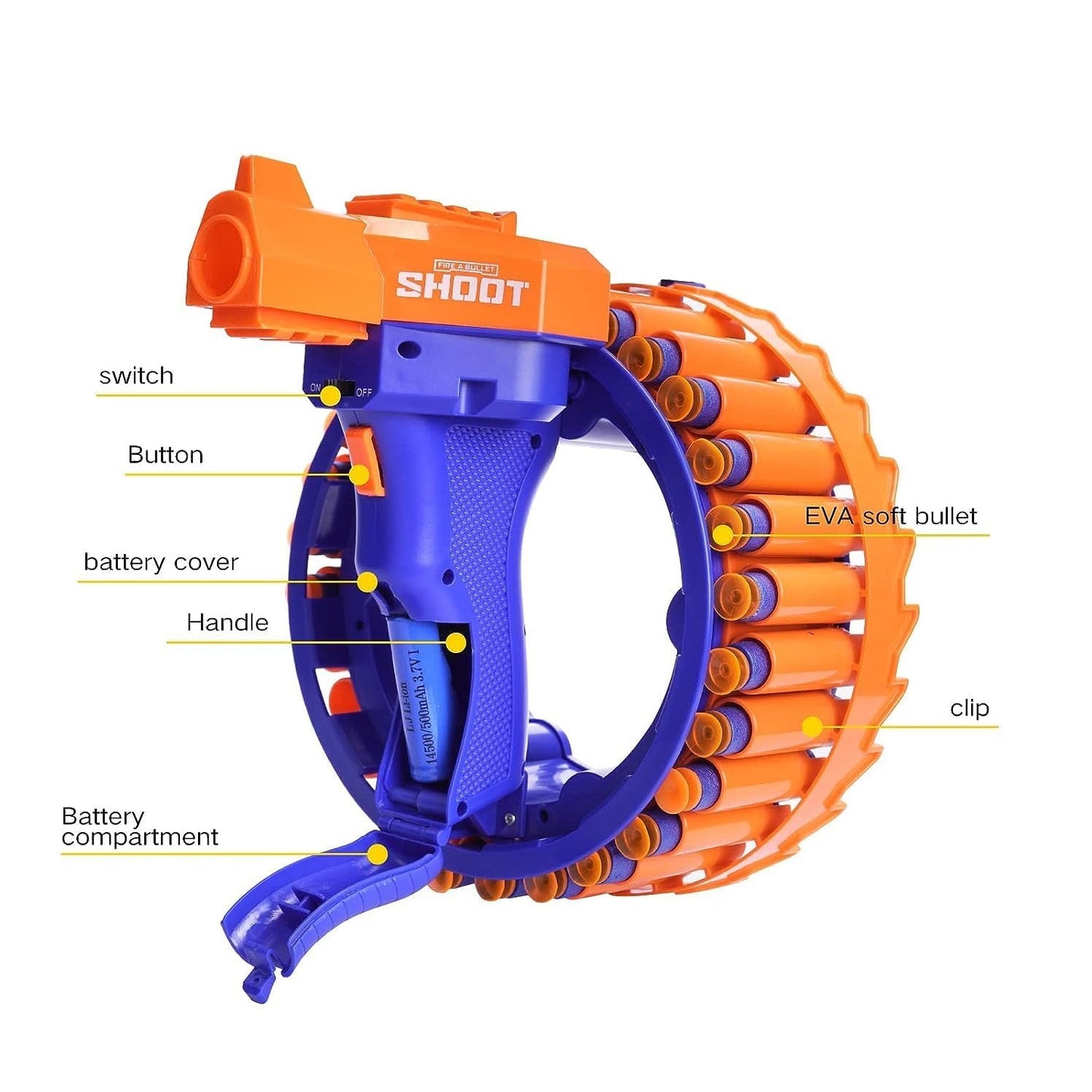 Electric Soft Bullet Toy Gun