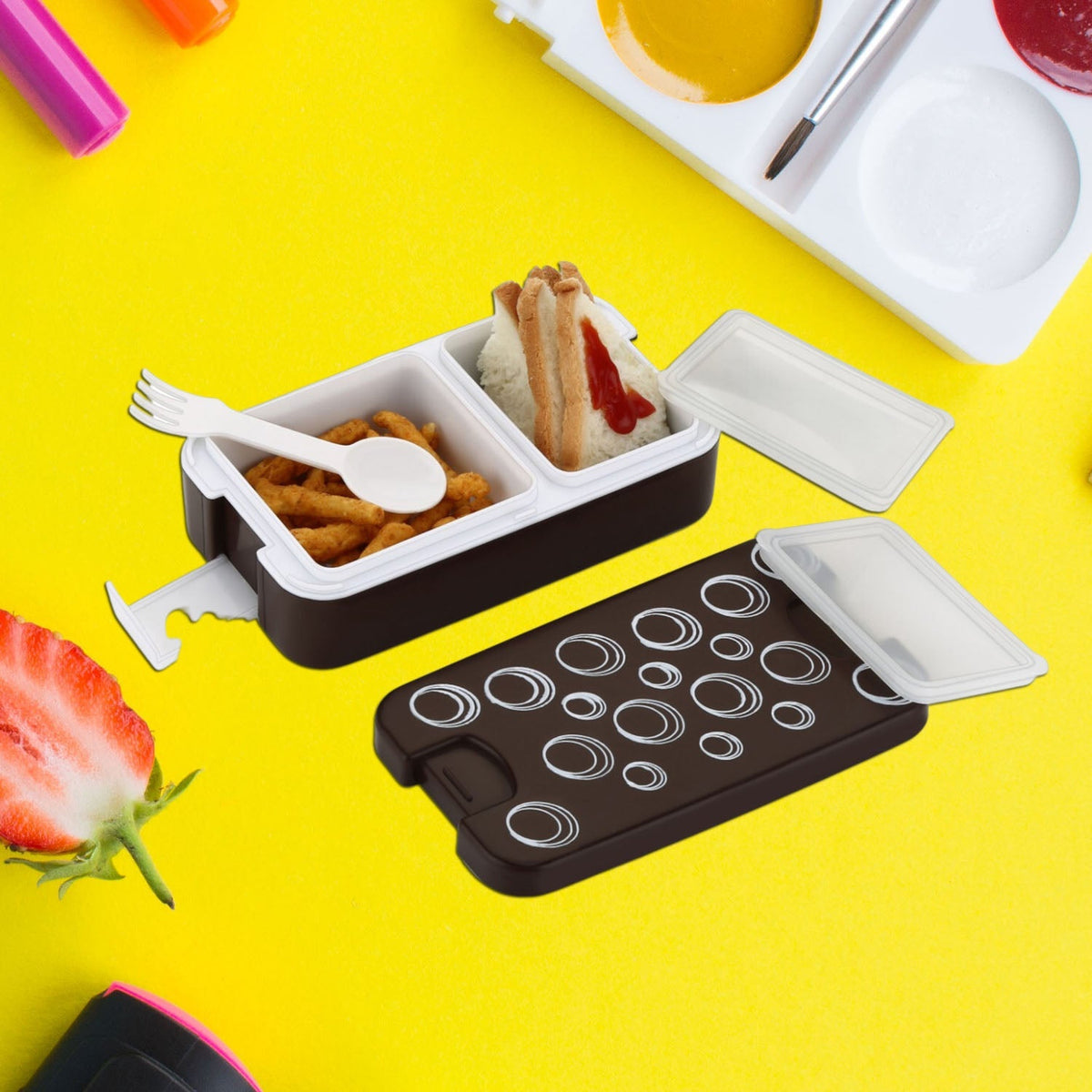 2-Compartment Airtight Lunch Box