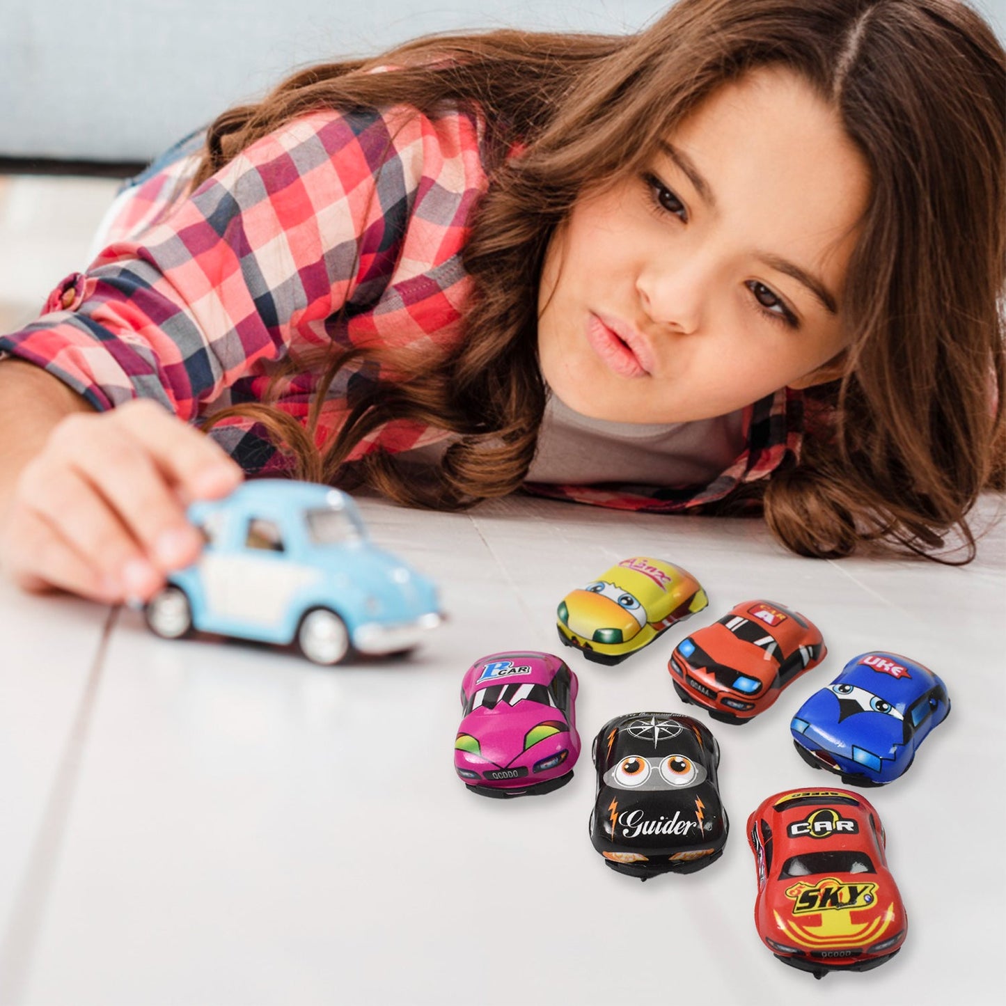 Mini Pull Back Car Toys (12 Pcs)