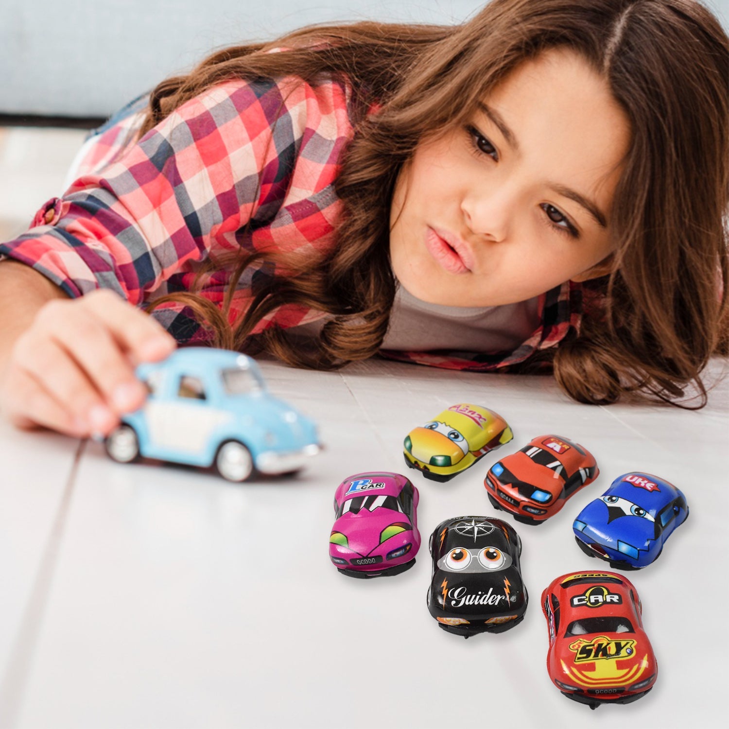 Mini Pull Back Car Toys (12 Pcs)