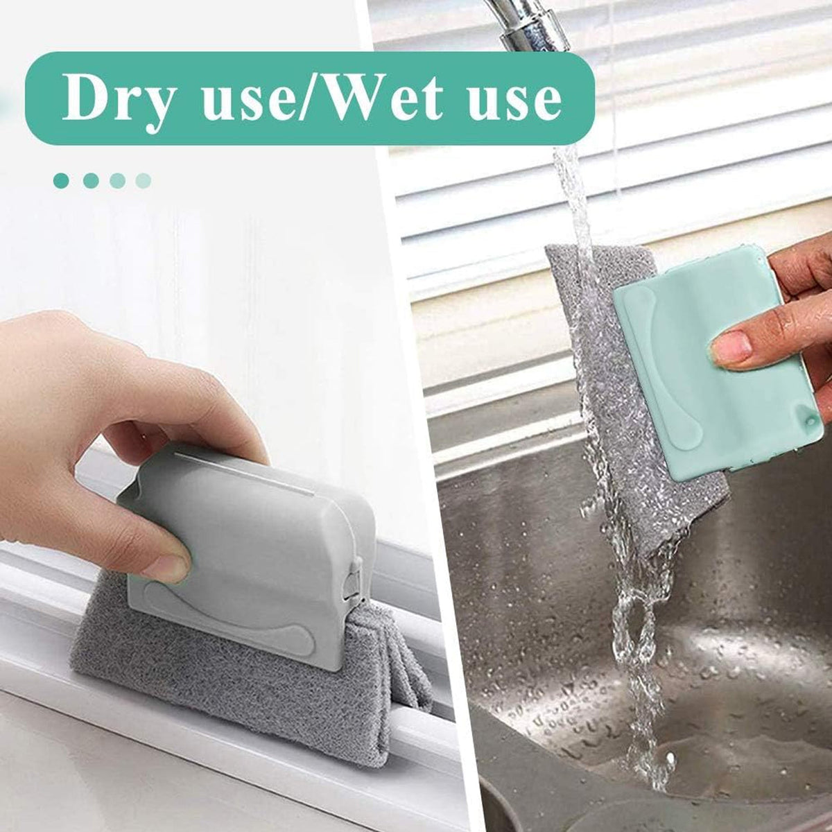 Creative Window Groove Cleaning Brush