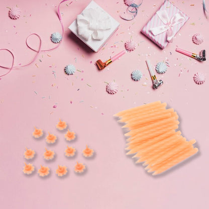 Vibrant Birthday Cake Candles