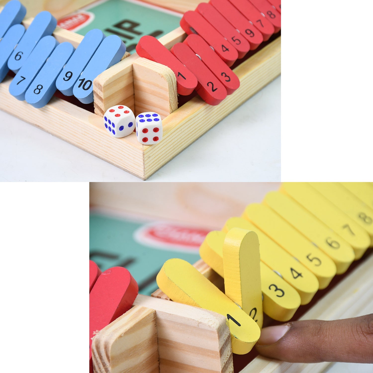 Wooden Shut The Box Game