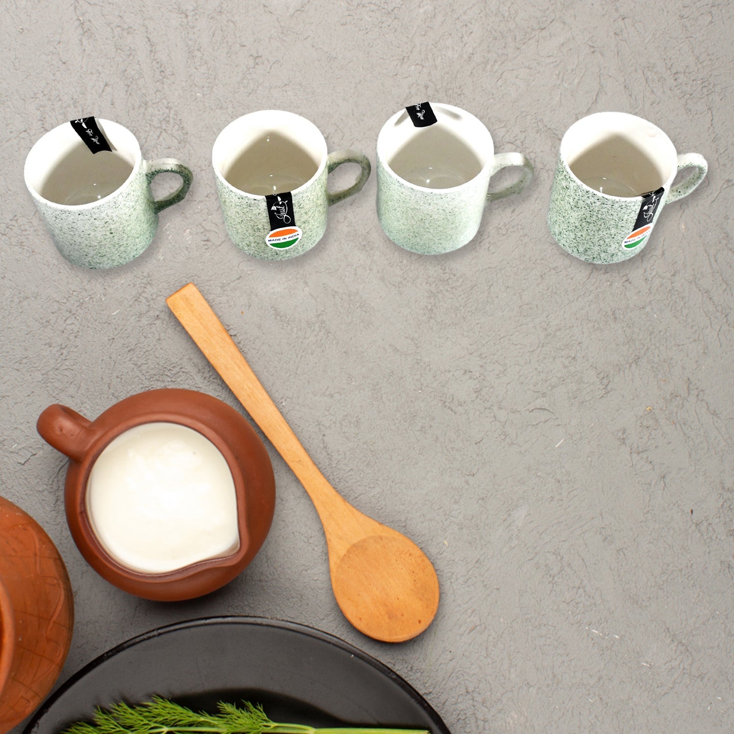 Sunday Funday Ceramic Tea Cups