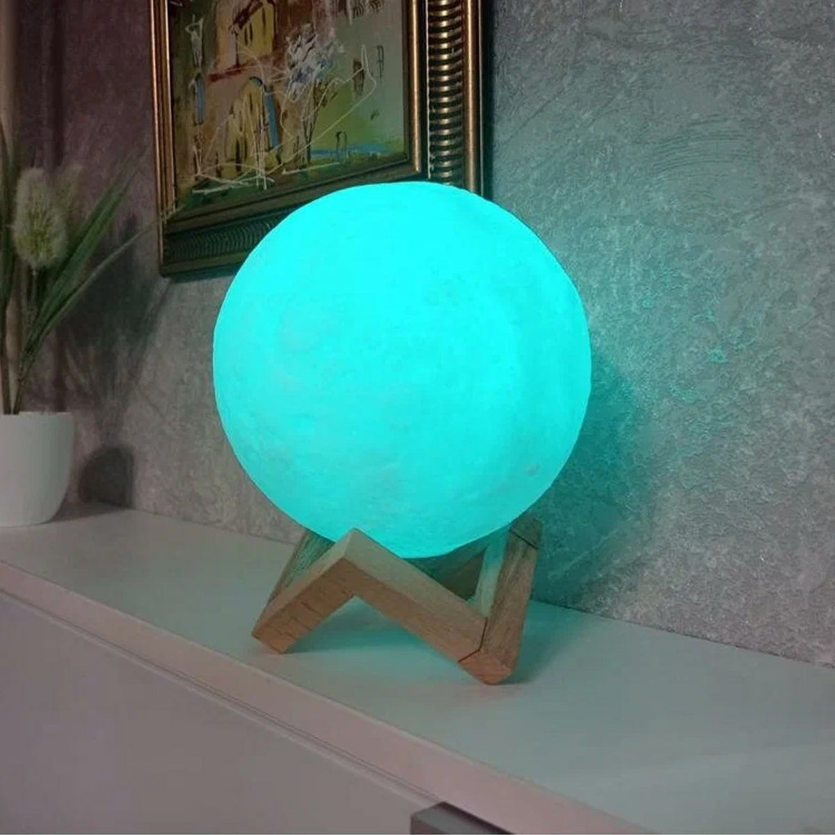 3D Moon Glow Lamp