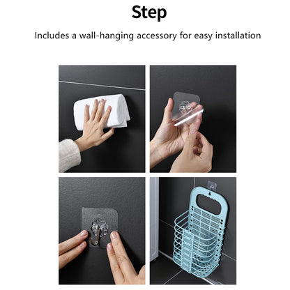 Wall-Mounted Collapsible Laundry Basket