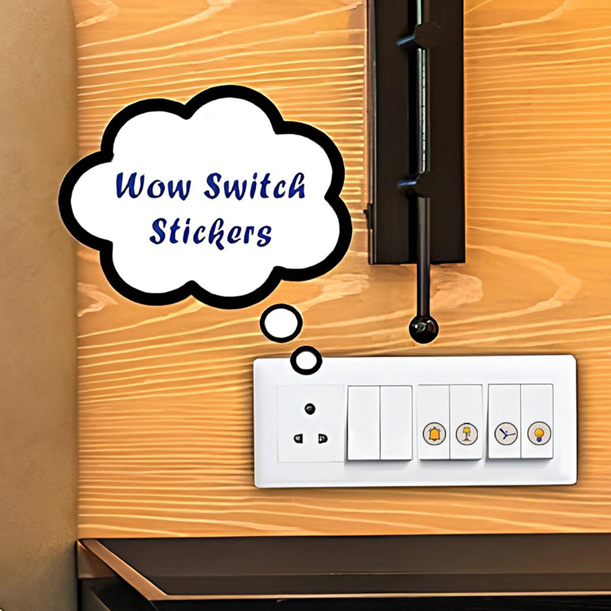 Switch Icon Label Stickers
