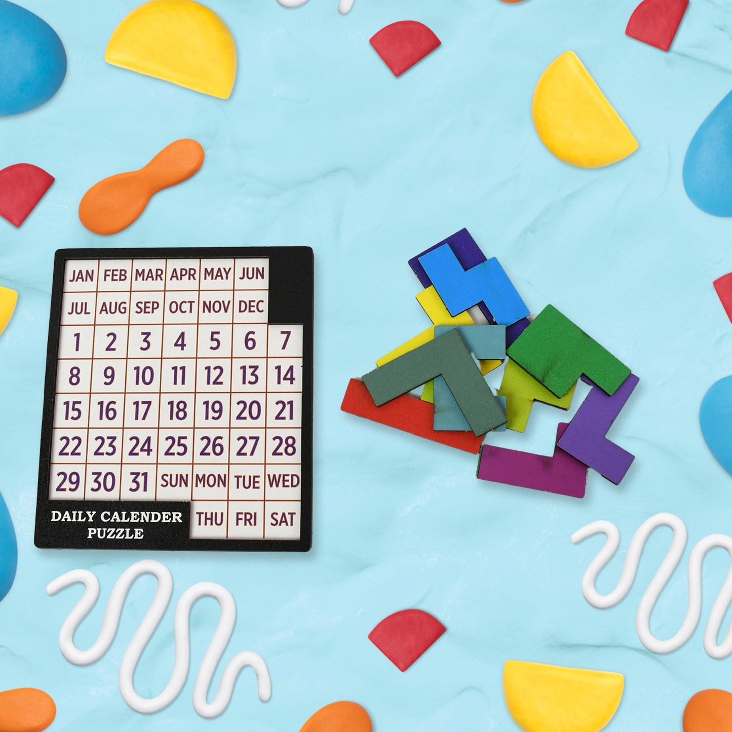 Wooden Daily Calendar Puzzle