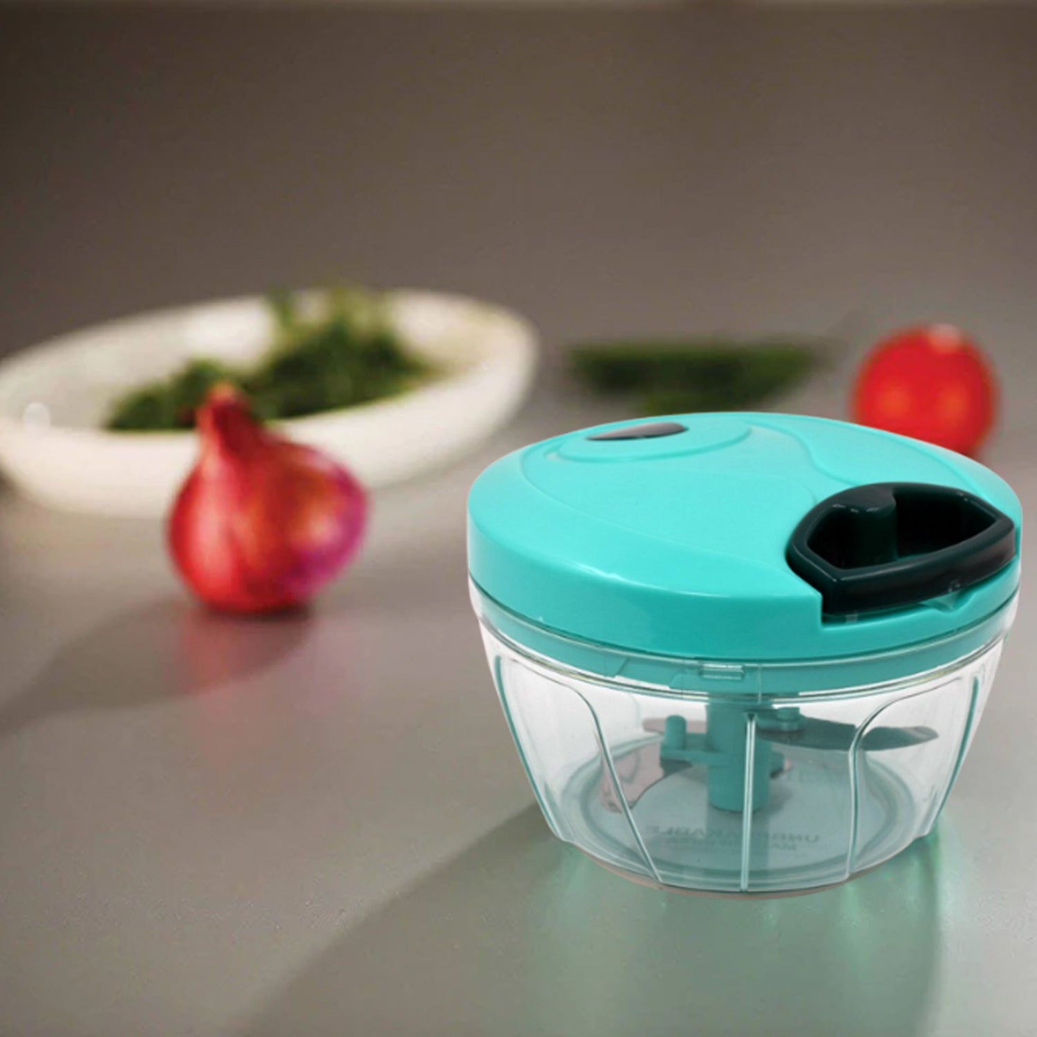 Mini Plastic Vegetable Chopper – 550ml